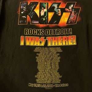 Kiss Concert T-shirt 2000